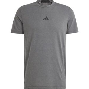 adidas DESIGNED FOR TRAINING TEE Pánske tréningové tričko, sivá, veľkosť