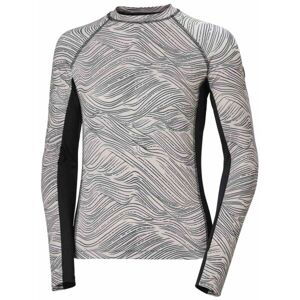 Helly Hansen WATERWEAR RASHGUARD W Dámsky funkčný zvršok, sivá, veľkosť