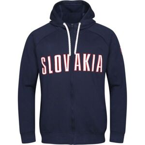 PROGRESS HC SK HOODY ZIP Pánska mikina pre fanúšikov, tmavo modrá, veľkosť