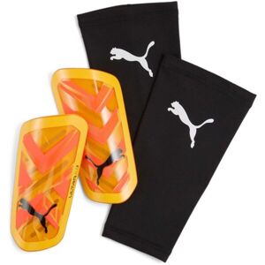 Puma ULTRA FLEX SLEEVE Detské futbalové chrániče, oranžová, veľkosť