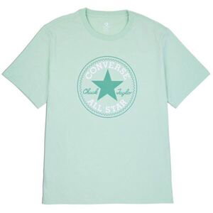 Converse STANDARD FIT CENTER FRONT CHUCK PATCH CORE TEE Unisex tričko, svetlo zelená, veľkosť