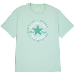 Converse STANDARD FIT CENTER FRONT CHUCK PATCH CORE TEE Unisex tričko, svetlo zelená, veľkosť