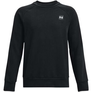 Under Armour RIVAL FLEECE CREW Chlapčenská mikina, čierna, veľkosť