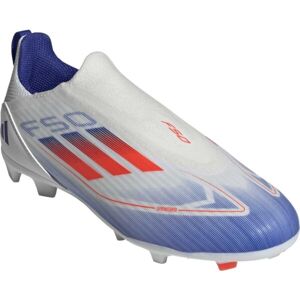 adidas F50 LEAGUE LL FG/MG J Detské kopačky, biela, veľkosť 35.5