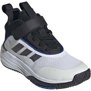 adidas OWNTHEGAME 3,0 K Detská basketbalová obuv, biela, veľkosť 35.5