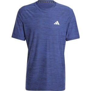 adidas TRAIN ESSENTIALS STRETCH TRAINING TEE Pánske športové tričko, tmavo modrá, veľkosť
