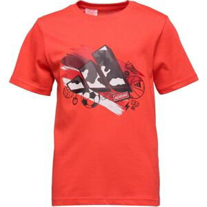 adidas TRAINING GRAPHIC T-SHIRT Detské tričko, červená, veľkosť
