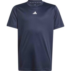 adidas JERSEY ESSENTIALS LOGO KIDS Detské tréningové tričko, tmavo modrá, veľkosť