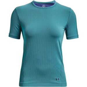 Under Armour RUSH SEAMLESS Dámske tričko, tyrkysová, veľkosť