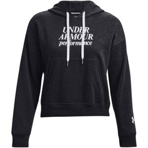 Under Armour ESSENTIAL SCRIPT Dámska mikina, čierna, veľkosť