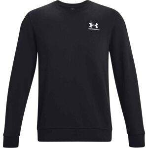 Under Armour ESSENTIAL FLEECE CREW Pánska mikina, čierna, veľkosť