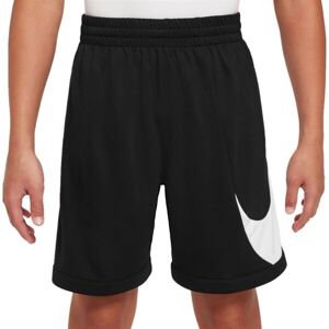 Nike SWOOSH MULTI Chlapčenské šortky, čierna, veľkosť