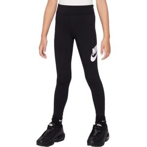 Nike SPORTSWEAR ESSENTIALS Dievčenské legíny, čierna, veľkosť