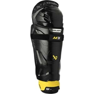 Bauer SUPREME M3 SHIN GUARD JR Juniorské chrániče holení, čierna, veľkosť