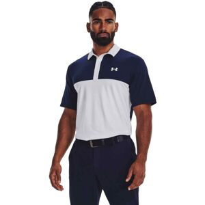 Under Armour PERFORMANCE 3.0 COLOR BLOCK Pánske tričko polo, tmavo modrá, veľkosť