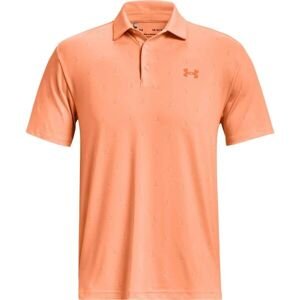 Under Armour PLAYOFF 3.0 Pánske golfové tričko, oranžová, veľkosť