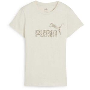 Puma ESSENTIALS + ANIMAL TEE Dámske tričko, béžová, veľkosť