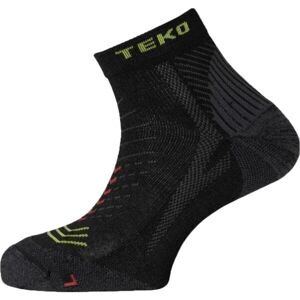 TEKO ECO RUN ENDURO 2.0 Bežecké ponožky, čierna, veľkosť