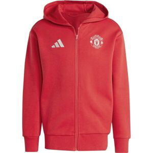 adidas MANCHESTER UNITED FC ANTHEM JACKET Pánska bunda, červená, veľkosť