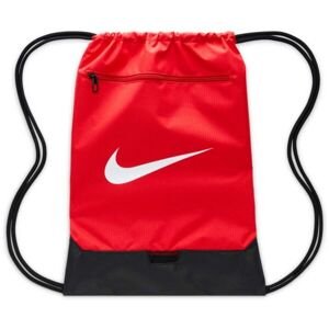 Nike BRASILIA TRAINING GYM SACK Gymsack, červená, veľkosť