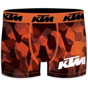 KTM ARMY Pánske boxerky, oranžová, veľkosť