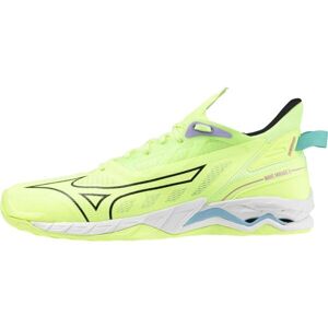 Mizuno WAVE MIRAGE 5 Pánska halová obuv, reflexný neón, veľkosť 44.5