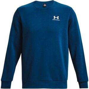 Under Armour ESSENTIAL FLEECE CREW Pánska mikina, modrá, veľkosť