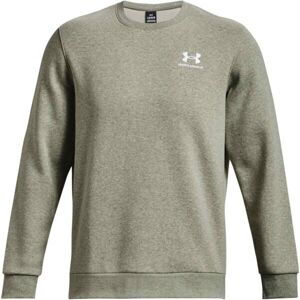 Under Armour ESSENTIAL FLEECE CREW Pánska mikina, svetlo zelená, veľkosť