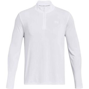 Under Armour STRIDE 1/4 ZIP Pánske tričko, biela, veľkosť