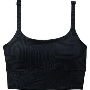 PrAna LUXARA BRALETTE Dámska športová podprsenka, tmavo sivá, veľkosť