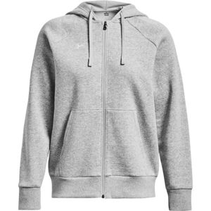 Under Armour RIVAL FLEECE FZ HOODIE Dámska mikina, sivá, veľkosť