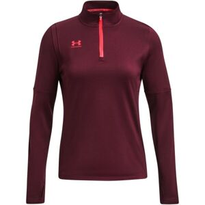 Under Armour CHALLENGER MIDLAYER Dámska mikina, vínová, veľkosť