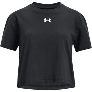Under Armour SPORTSTYLE Dievčenské tričko, čierna, veľkosť
