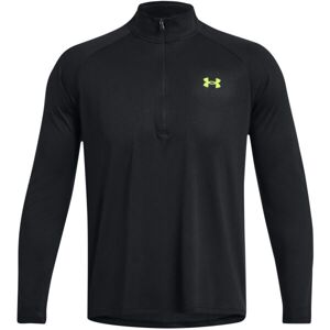 Under Armour TECH 2.0 1/2 ZIP Pánske tričko, čierna, veľkosť