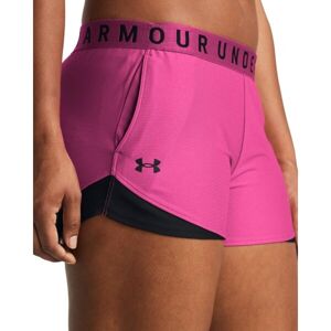 Under Armour PLAY UP SHORTS EMBOSS 3.0 Dámske šortky, ružová, veľkosť