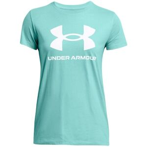 Under Armour LIVE SPORTSTYLE GRAPHIC SS Dámske tričko, tyrkysová, veľkosť