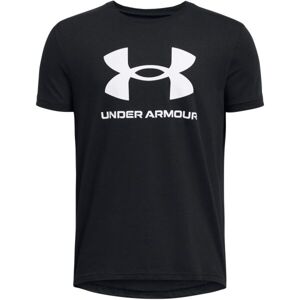 Under Armour SPORTSTYLE LOGO SS Chlapčenské tričko, čierna, veľkosť