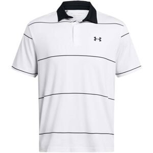 Under Armour PLAYOFF 3.0 Pánske golfové tričko, biela, veľkosť