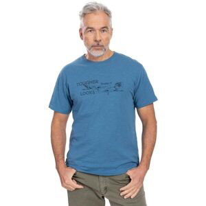 BUSHMAN NERICON Pánske tričko, modrá, veľkosť