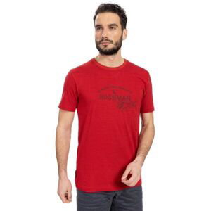 BUSHMAN MAWSON Pánske tričko, červená, veľkosť