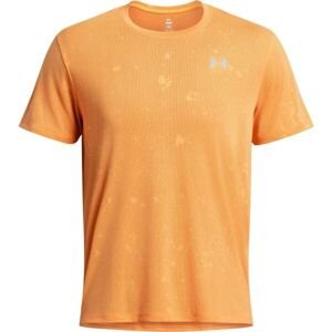 Under Armour LAUNCH SPLATTER Pánske tričko, oranžová, veľkosť