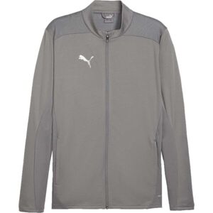 Puma TEAMFINAL TRAINING JACKET Pánska športová mikina, sivá, veľkosť