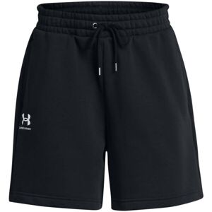 Under Armour ESSENTIAL FLEECE RELAX Dámske kraťasy, čierna, veľkosť