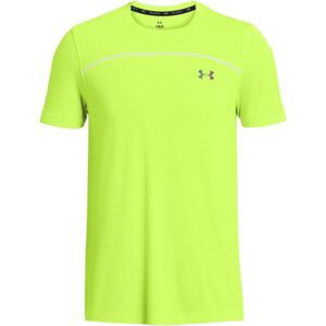 Under Armour SEAMLESS WORDMARK Pánske tričko, žltá, veľkosť