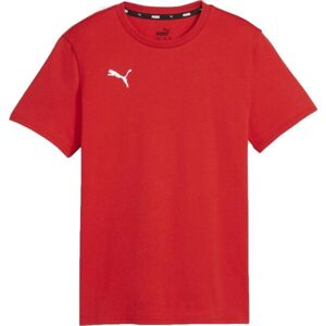 Puma TEAMGOAL CASUALS TEE JR Chlapčenské športové tričko, červená, veľkosť