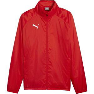 Puma TEAMGOAL ALL WEATHER JACKET Pánska športová bunda, červená, veľkosť