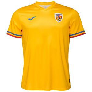 Joma FED. FUTBOL RUMANÍA REPLICA SHORT SLEEVE T-SHIRT Pánsky futbalový dres, žltá, veľkosť