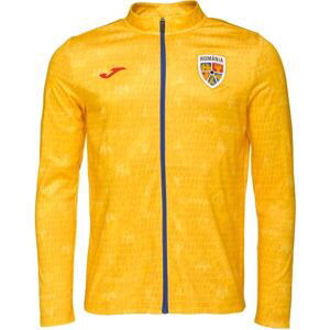 Joma FED. FUTBOL RUMANÍA PRE-GAME FULL ZIP SWEATSHIRT Pánska futbalová mikina, žltá, veľkosť