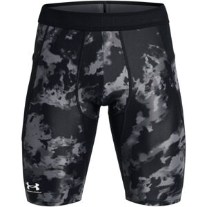 Under Armour HG ISOCHILL PRINTED LEGGINGS SHORTS Pánske kraťasy, čierna, veľkosť