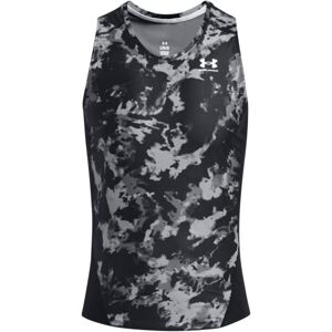 Under Armour HG ISOCHILL PRINTED TANK Pánske tielko, čierna, veľkosť